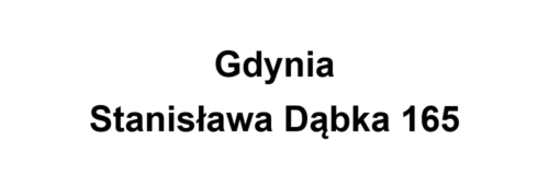 Gdynia Stanisława Dąbka 165